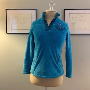 Girls blue Patagonia fleece